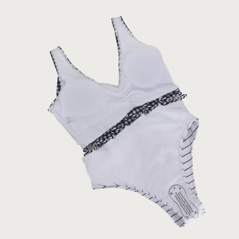 2018 пикантные женские бикини Одежда для купания с поясом подключения Одна деталь