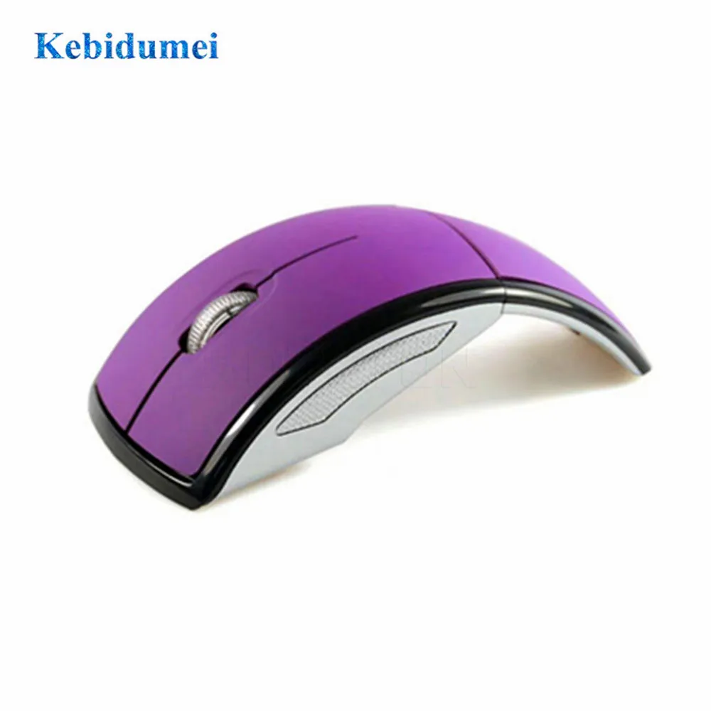 Складная Беспроводная оптическая мышь kebidumei 2 4 ГГц мини USB приемник для планшета