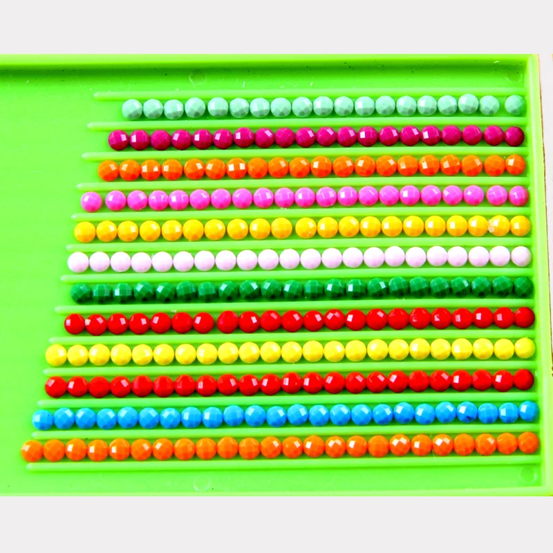 Набор для алмазной вышивки сделай сам крестиком из круглых страз с зеленым