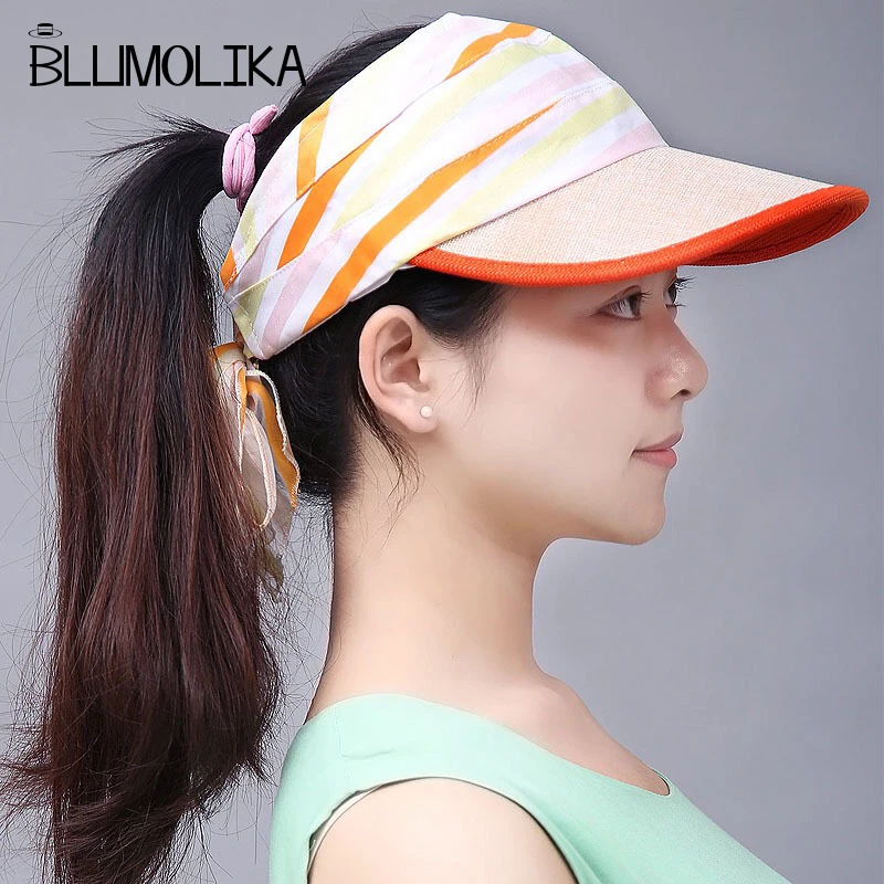 Женские модные летние шляпы 2018 козырек с УФ-защитой Пляжная складная шляпа из