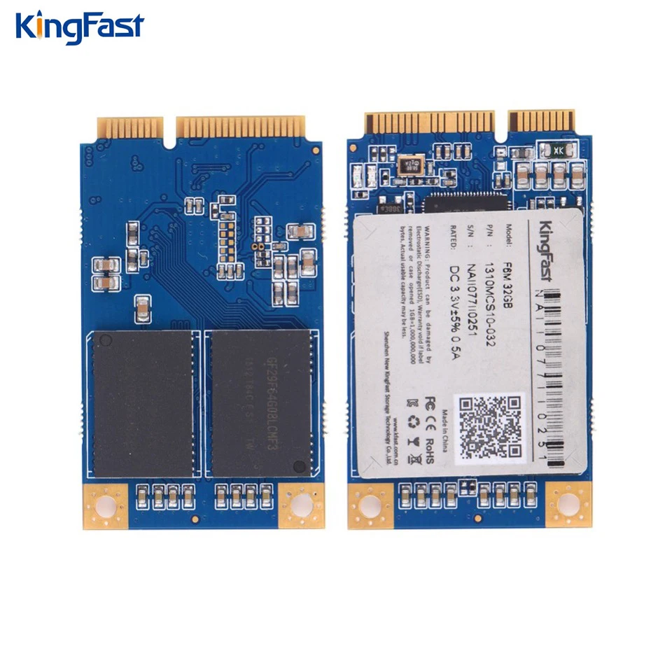 Kingfast F6M высокоскоростной Внутренний SATA II/III MLC Msata ssd 120 ГБ твердотельный жесткий