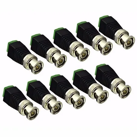 100 шт BNC папа к DC разъем коаксиальный RG 58/U 59/U 6/U кабель для камеры видеонаблюдения