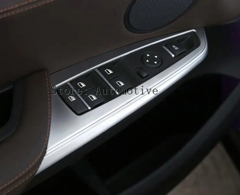 Для BMW X4 F26 ABS Внутренняя дверь окно переключатель кнопка Крышка отделка 2014 2015 4 шт.