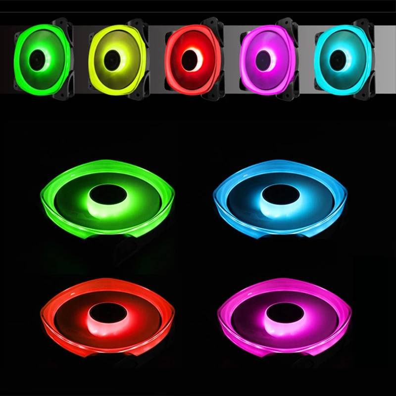 Вентилятор для ПК Jonsbo Fr 701 12 см Rgb Aura светодиодный охлаждающий вентилятор