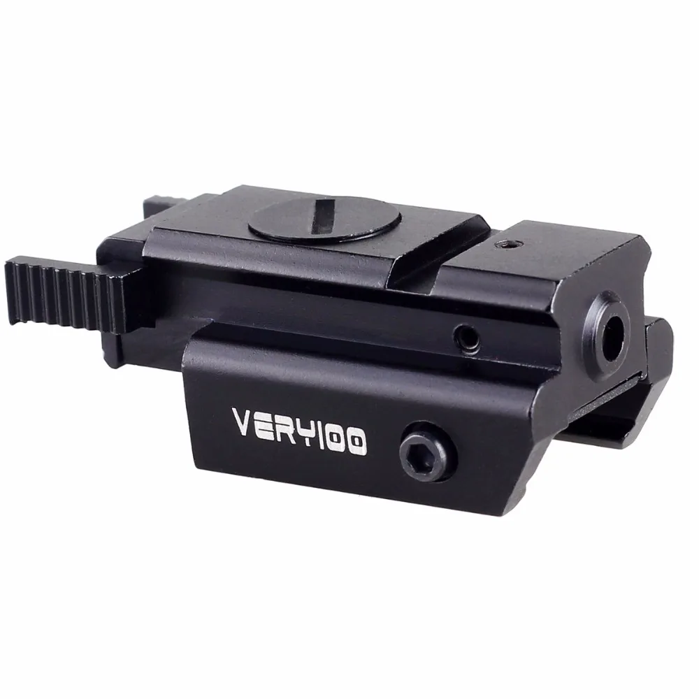 VERY100 Tactical Red Dot Laser Sight Scope With Mount 20mm Compact For Pistol Gun Rifle | Спорт и развлечения