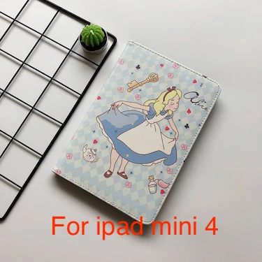 Kawayi год подарок принцы чехол для ipad 9,7 Pro air2 мягкий чехол для ipad Air1 Чехол ipad мини 1/2/3/4 ipad стенд - Цвет: For ipad mini 4