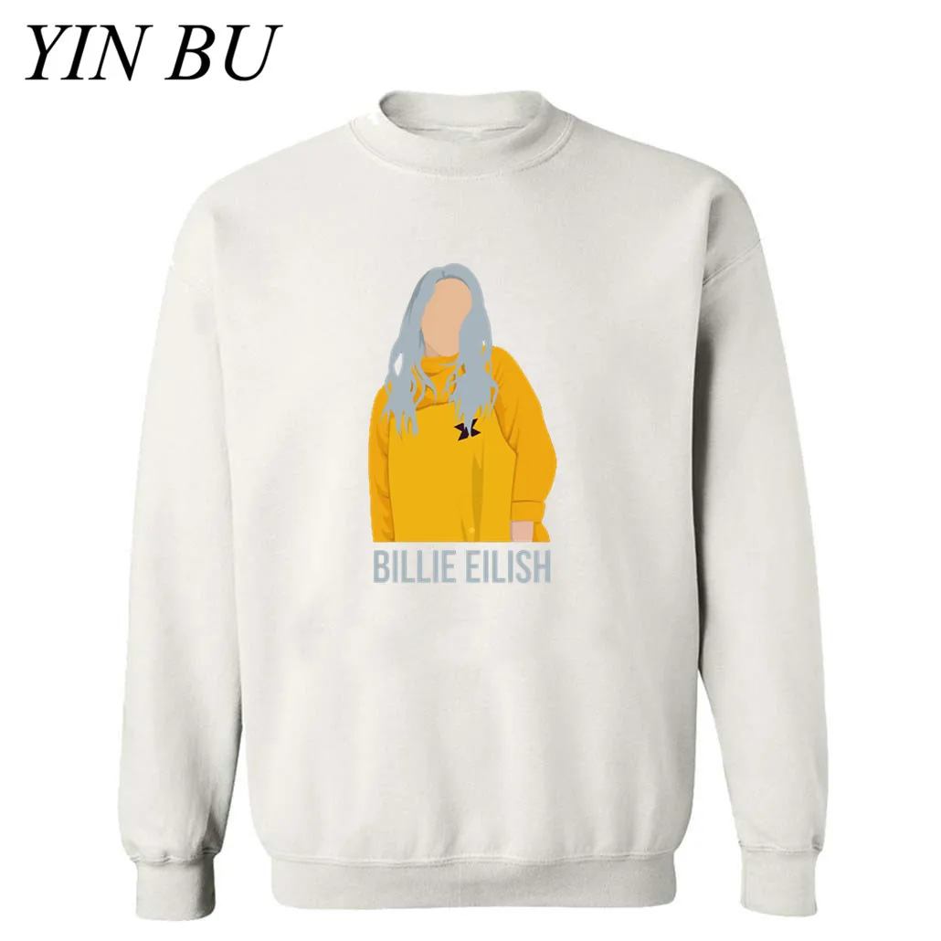 Новинка 2019 года. Стильные мужские толстовки с капюшоном Billie Eilish. Осенне-зимние в