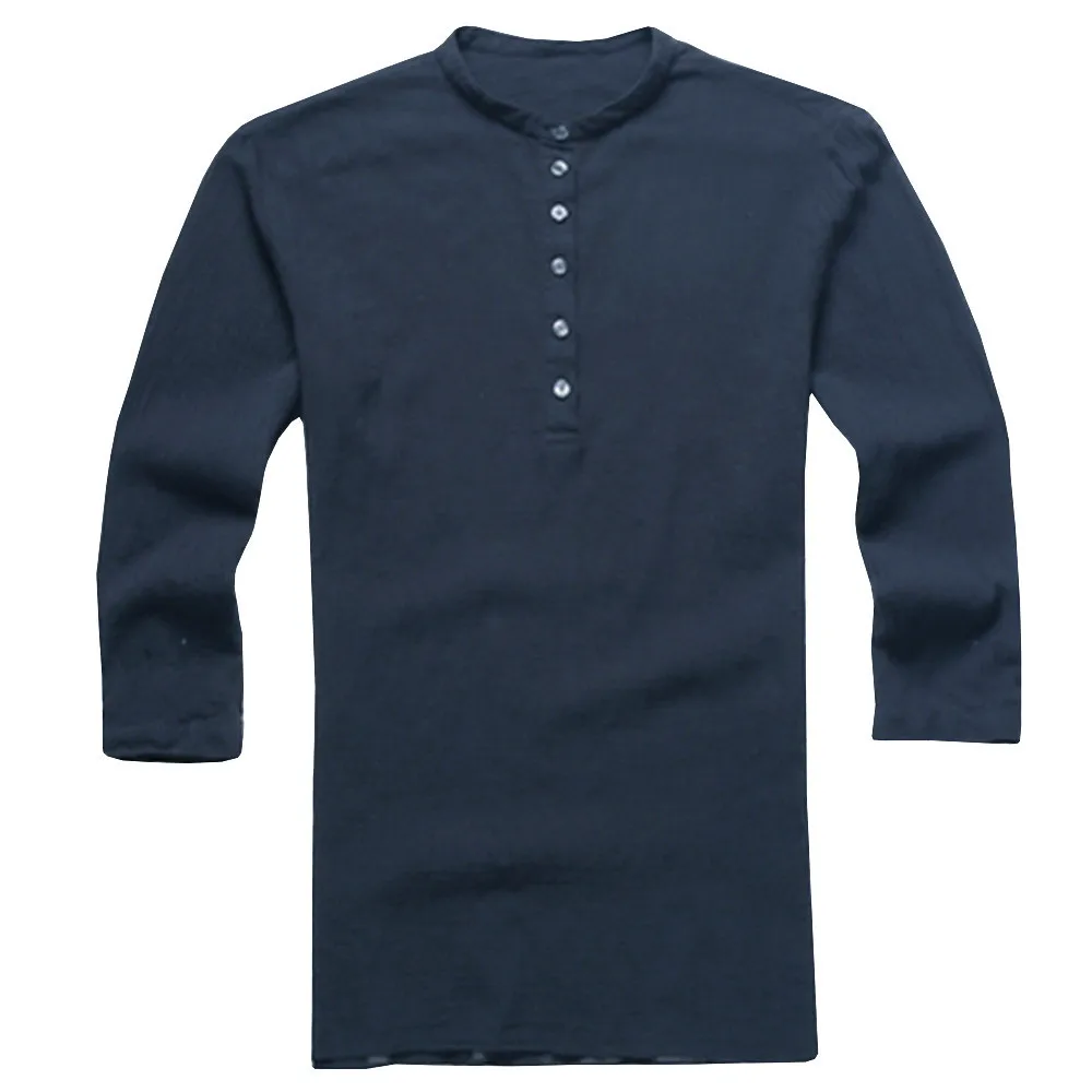 Жаркое лето spring2019 Новый Для женщин мягким один дикий LMen Мешковатые Хлопок Лен 3/4