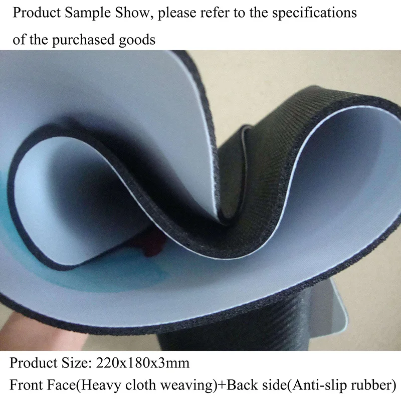 Противоскользящая резиновая прокладка для мыши офиса с печатью биохимических