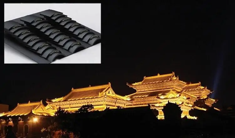 Лидер продаж светодиодная гофрированная лампа для плитки 6 Вт полумесяц свет