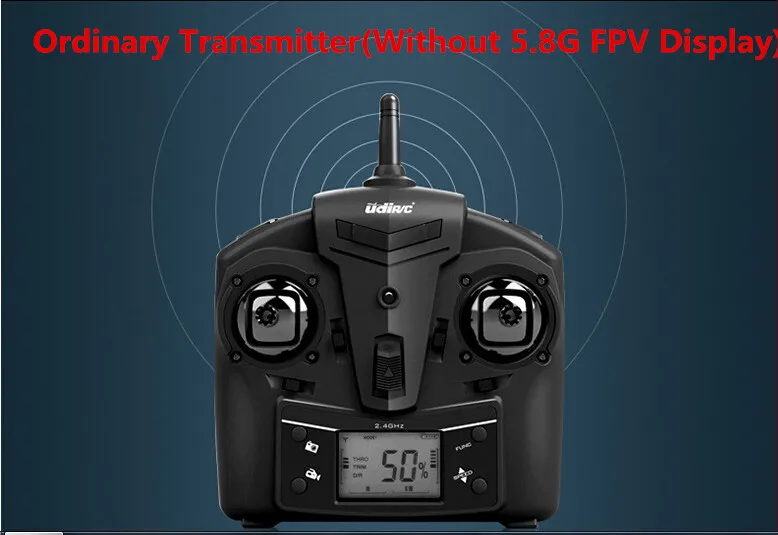 Профессиональный радиоуправляемый вертолет Квадрокоптер U818S RC Дрон 2 4G 4CH 6 Aixs FPV