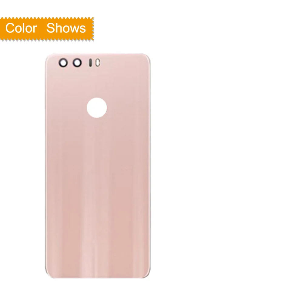 pink no gift 5,2 дюйма, для huawei Honor 8, FRD-L02, FRD-L04, 8, двойной FRD-L09, FRD-L19, корпус, крышка батареи, заднее стекло, задняя дверь, Корпус Корпуса - Цвет: pink no gift
