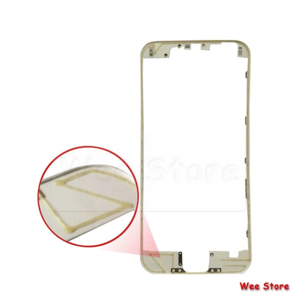 10 шт. для iPhone 6 6s 7 8 Plus 5 5S ЖК дисплей с сенсорным экраном стеклянная рамка ободок