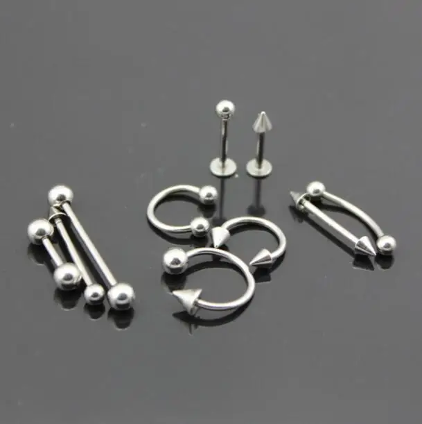 Ea1023 2020 новые модные серьги-гвоздики из нержавеющей стали в стиле панк готика носа