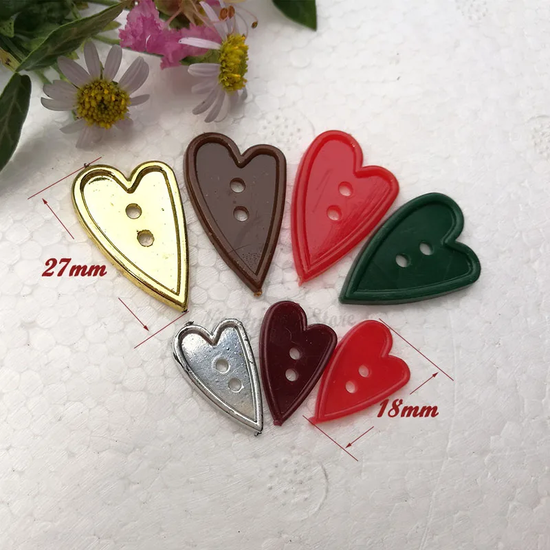 48/100 шт. пуговицы в форме сердца 27/18 мм|button water|heart coasterheart button |