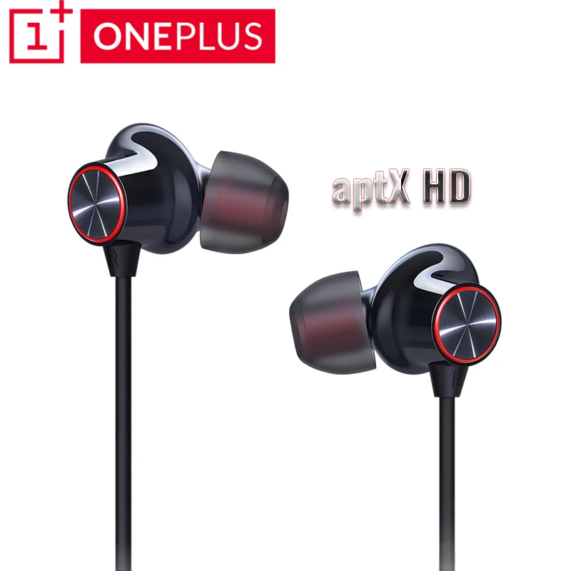 Оригинальные беспроводные наушники Oneplus Bullets 2 aptX HD с шейным креплением для Oneplus 7 Pro Hybrid 10 мм Dynamic 10 Min Charge 10h Play