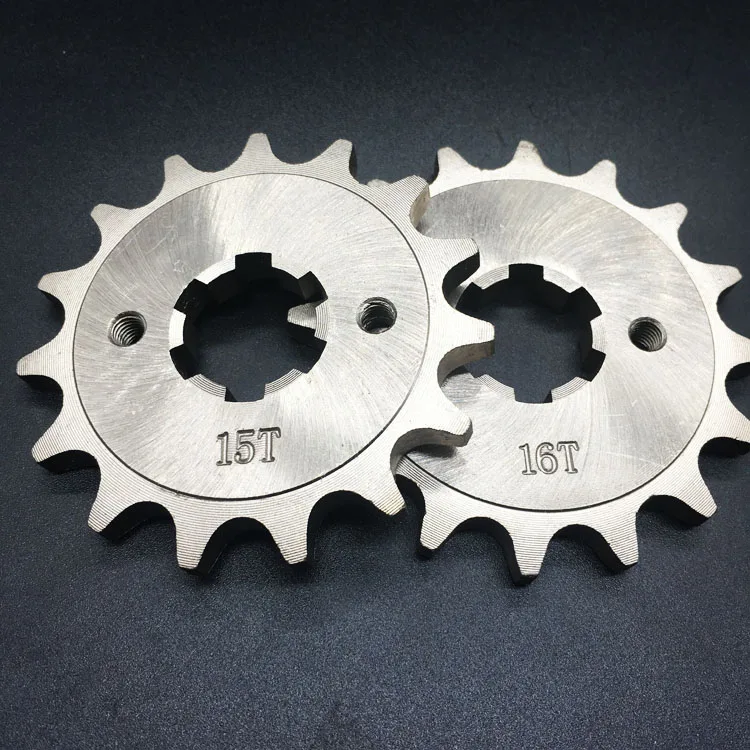 Передняя Звездочка цепи 15 16 зубьев для мотоцикла YAMAHA YBR150 5 YS150 428|teeth sprocket|front sprocket15