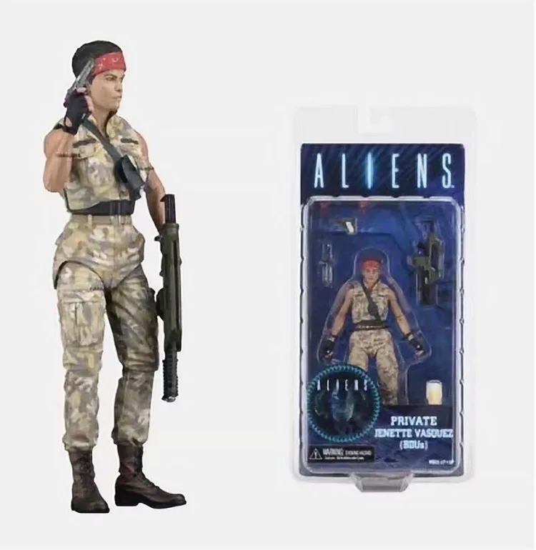 Подлинная модель NECA Alien VS Predator боевое повреждение головной убор камуфляж Женский