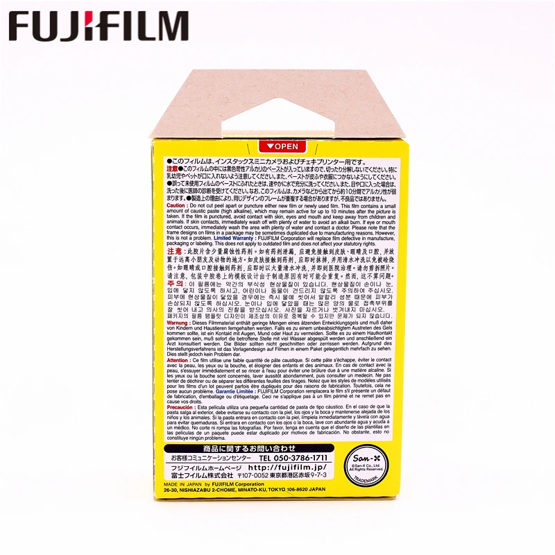 Оригинальная фотобумага Fujifilm 10 листов Instax Mini RILAKKUMA для мгновенной печати камеры 8
