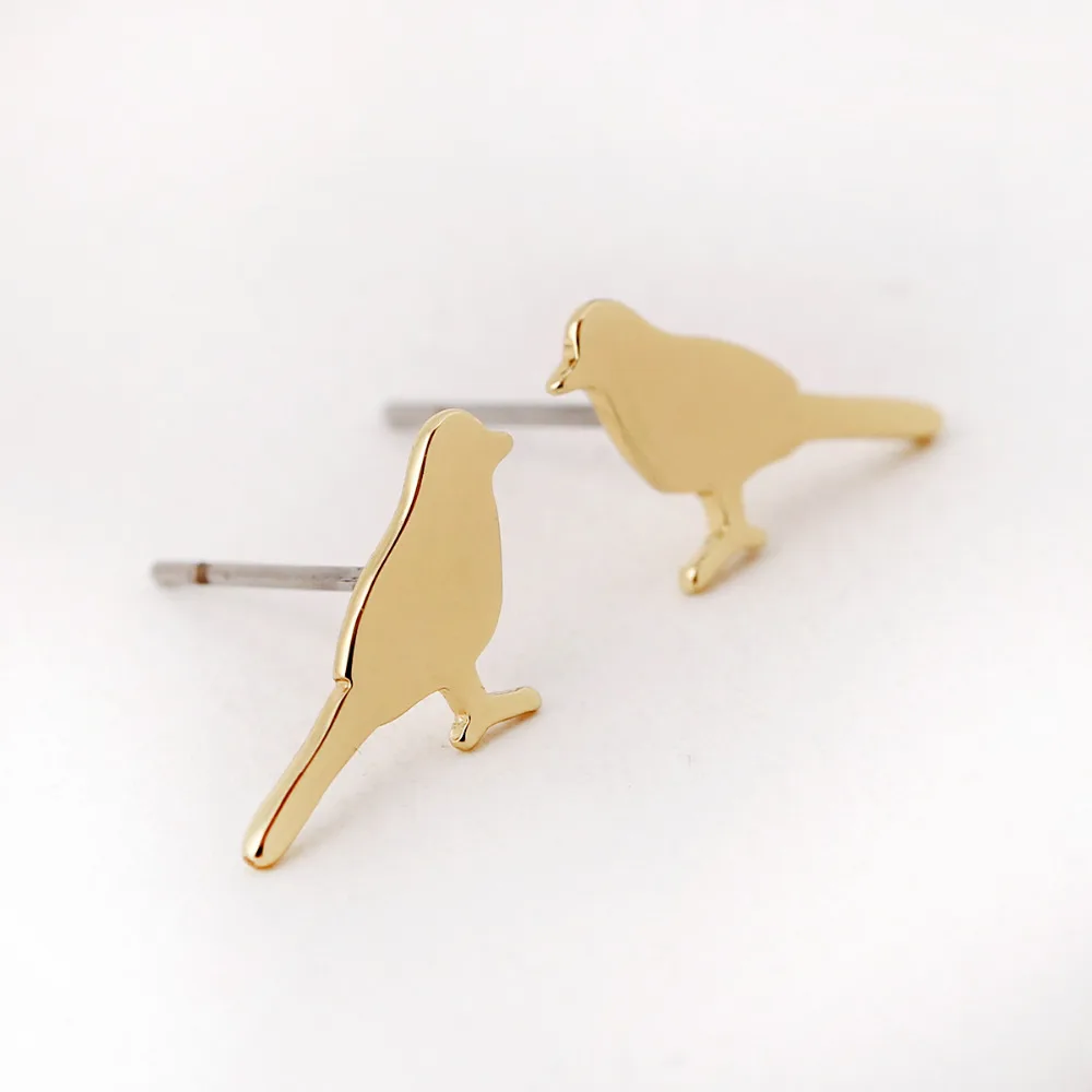 Oly2u 2017 New Fashion Small bird stud earrings Animal for women Classic Party pendientes brincos earings ED161|animal women|bird earringsanimal |