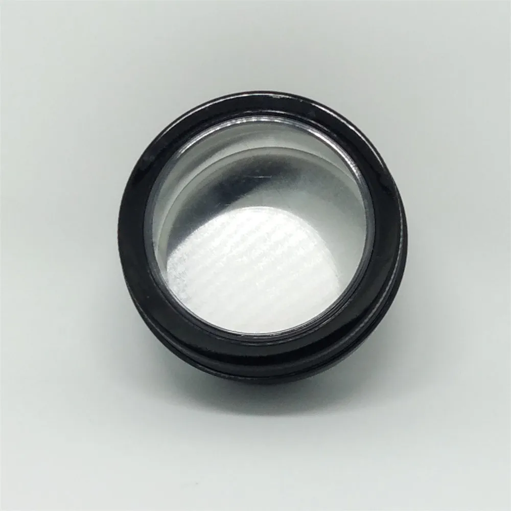 100 шт. пустые черные многоразовые банки 60 г алюминиевые для кастрюль