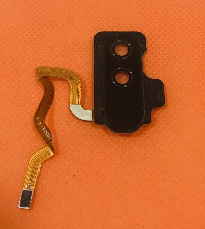 

Б/у оригинальный задний объектив камеры стеклянная крышка + датчик отпечатков пальцев для Elephone U E9002 MT6763 Octa Core Бесплатная доставка