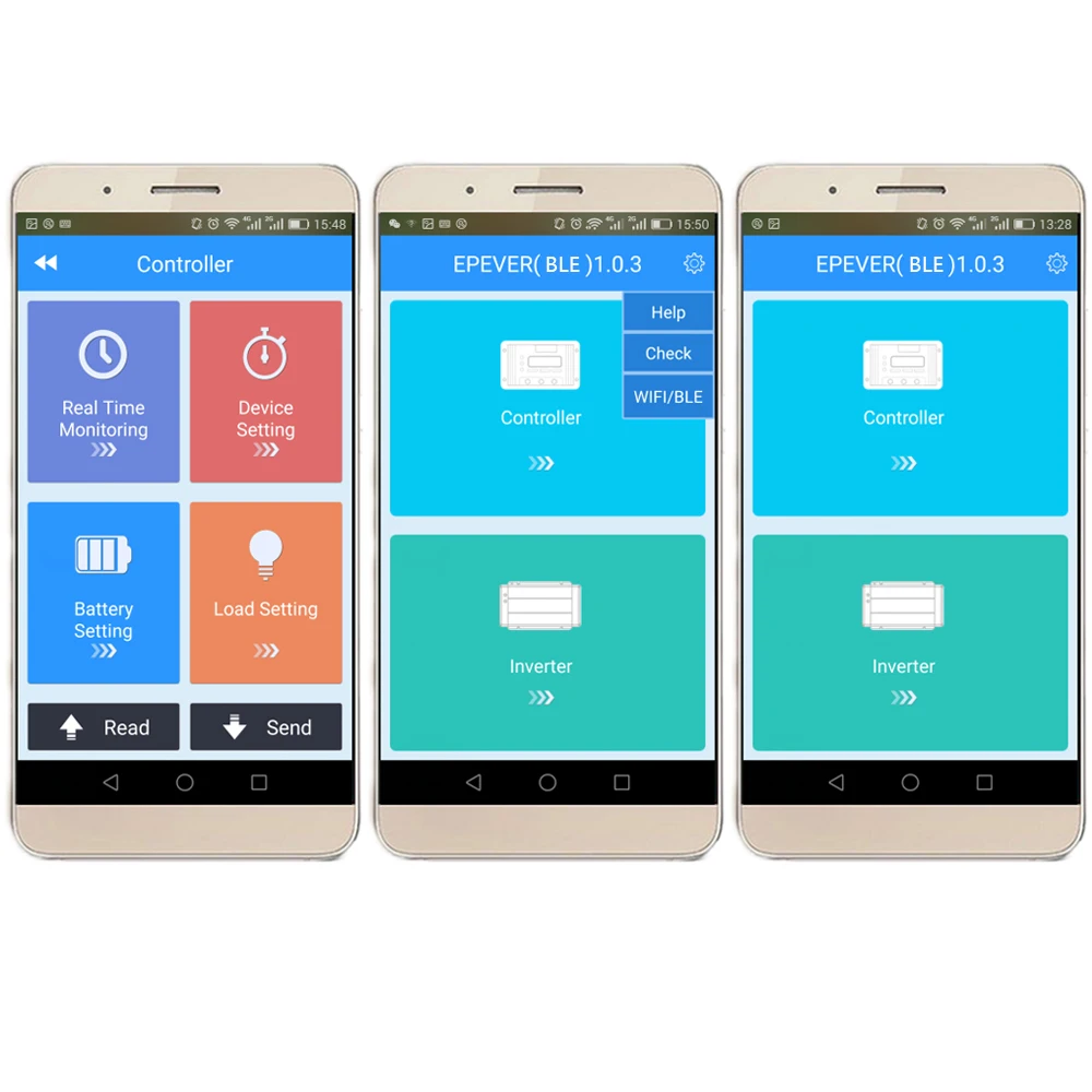 EBOX BLE 01 5VDC солнечной Bluetooth адаптер RS485 MPPT Контроллер заряда Связь Беспроводной