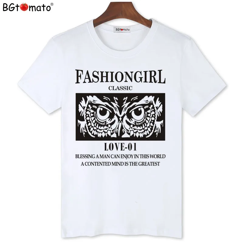 

BGtomato New style wol T-shirt Hot sale art tshirt men Cool summer clothes fashion Tops for men Creative design casual tshirt