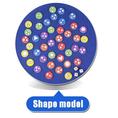 SHAPE Детская игрушечная деревянная головоломка, головоломка с памятью, обучающая игра, настольная игра Monterssori Educatioanl, игрушка для детей - Цвет: SHAPE