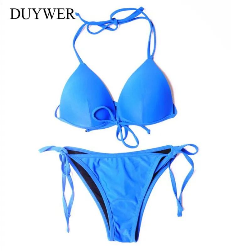 Черный бикини комплект 2018 новый сексуальный пуш ап с высокой ванный белый две