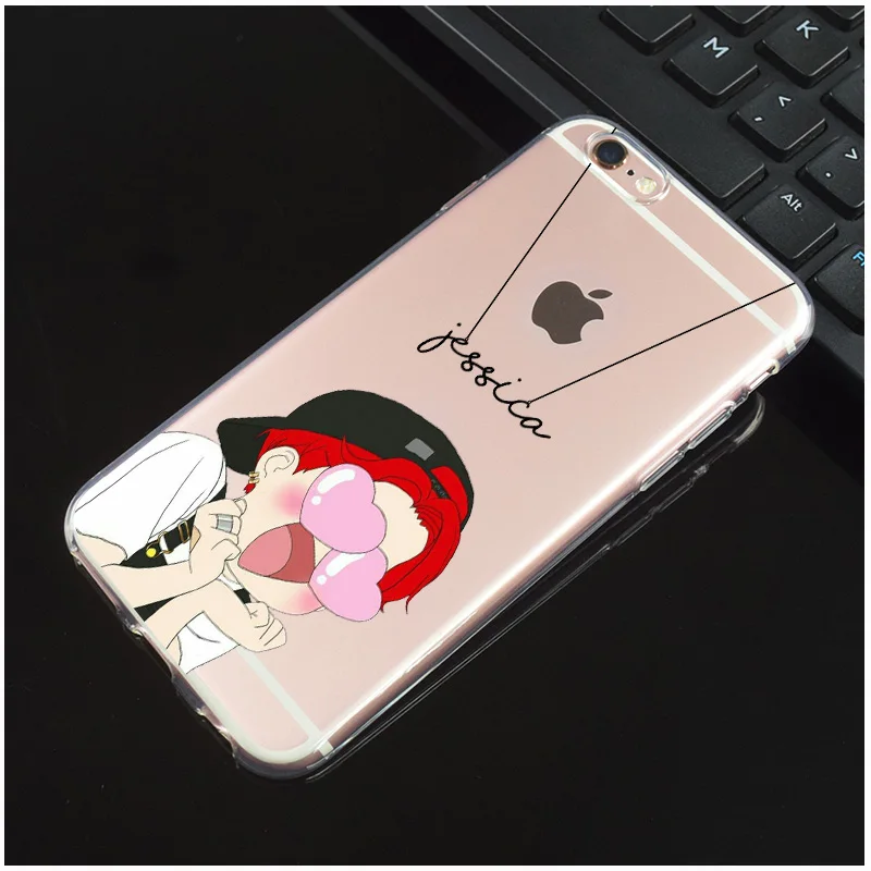 Чехол для iPhone 11 Pro XS XR Max 4 4S 5c 5 5S SE 6 6s 7 8 Plus X персональный мультяшный |