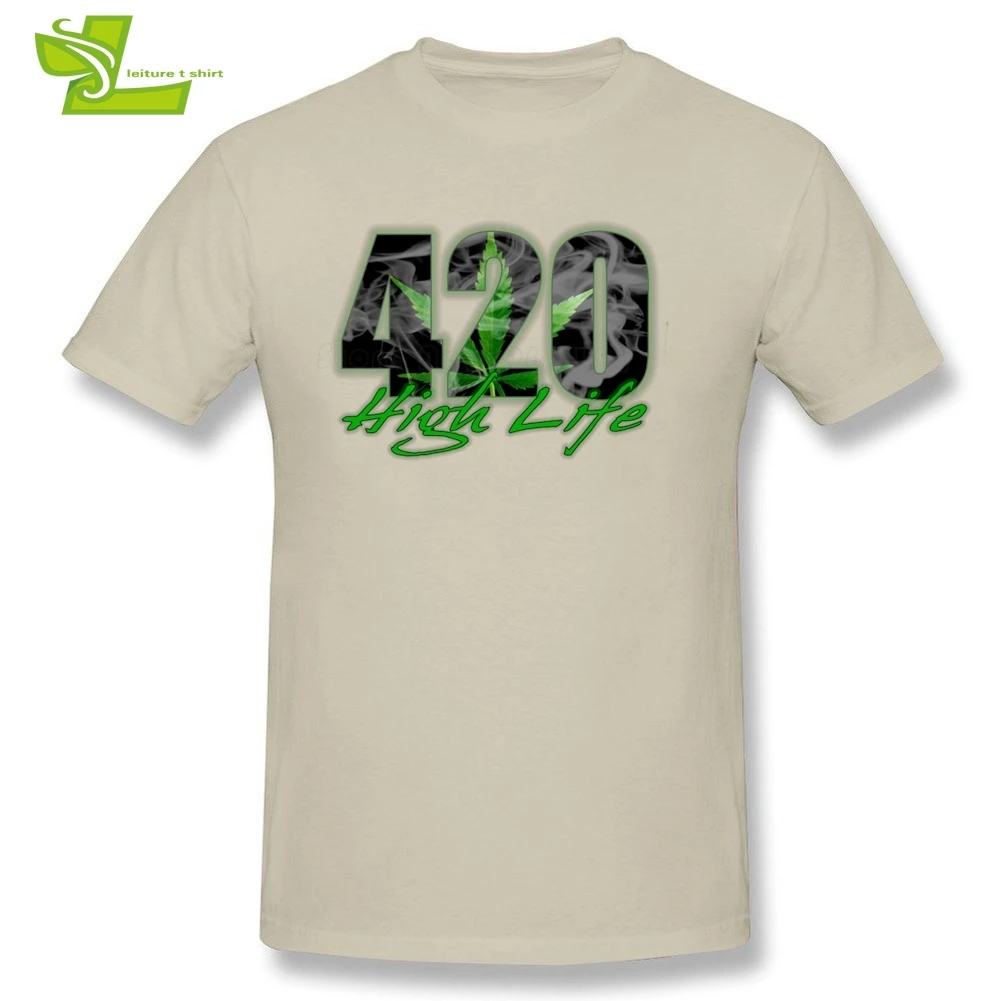 420 футболка для взрослых с высокой эксплуатацией модные удобные мужские топы на