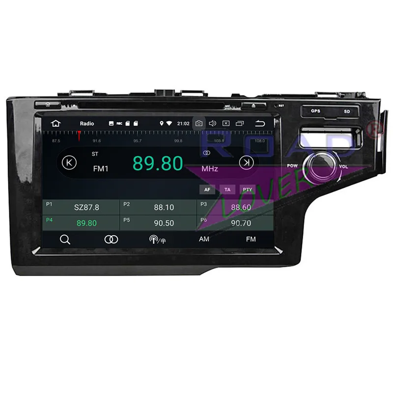 Roadlover Android 9 0 автомобильный DVD-плеер для Honda Fit 2014 RHD Стерео GPS навигация видео на