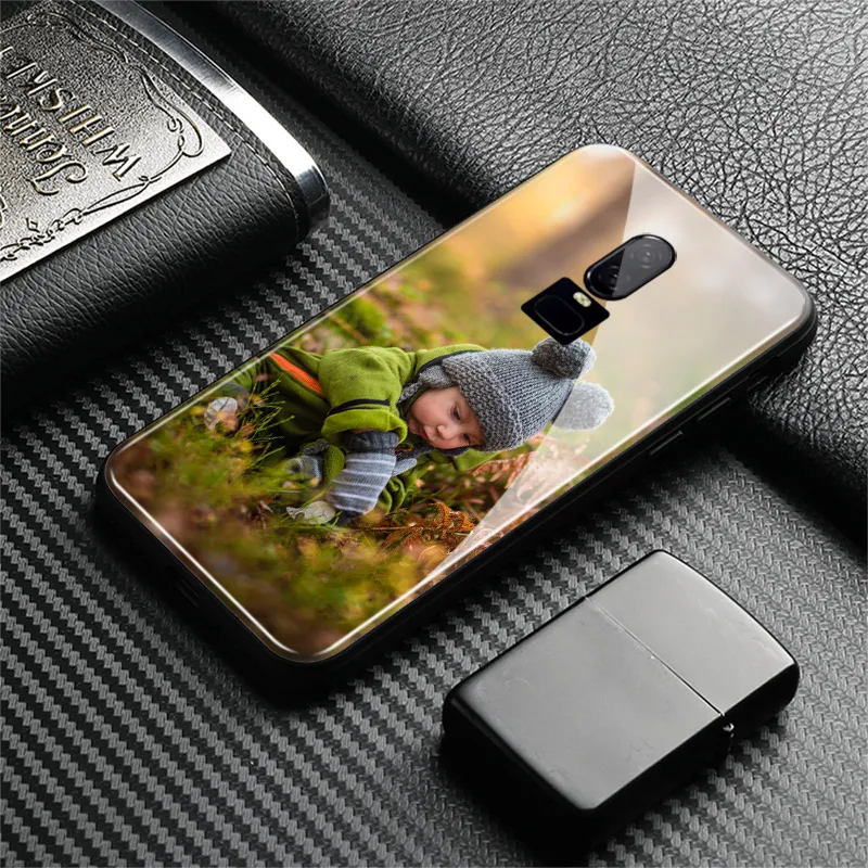 На заказ подгонянное любое изображение DIY фото Изображение Стекло Мягкий силиконовый чехол для телефона чехол для OnePlus 6 6T 7 7T Pro