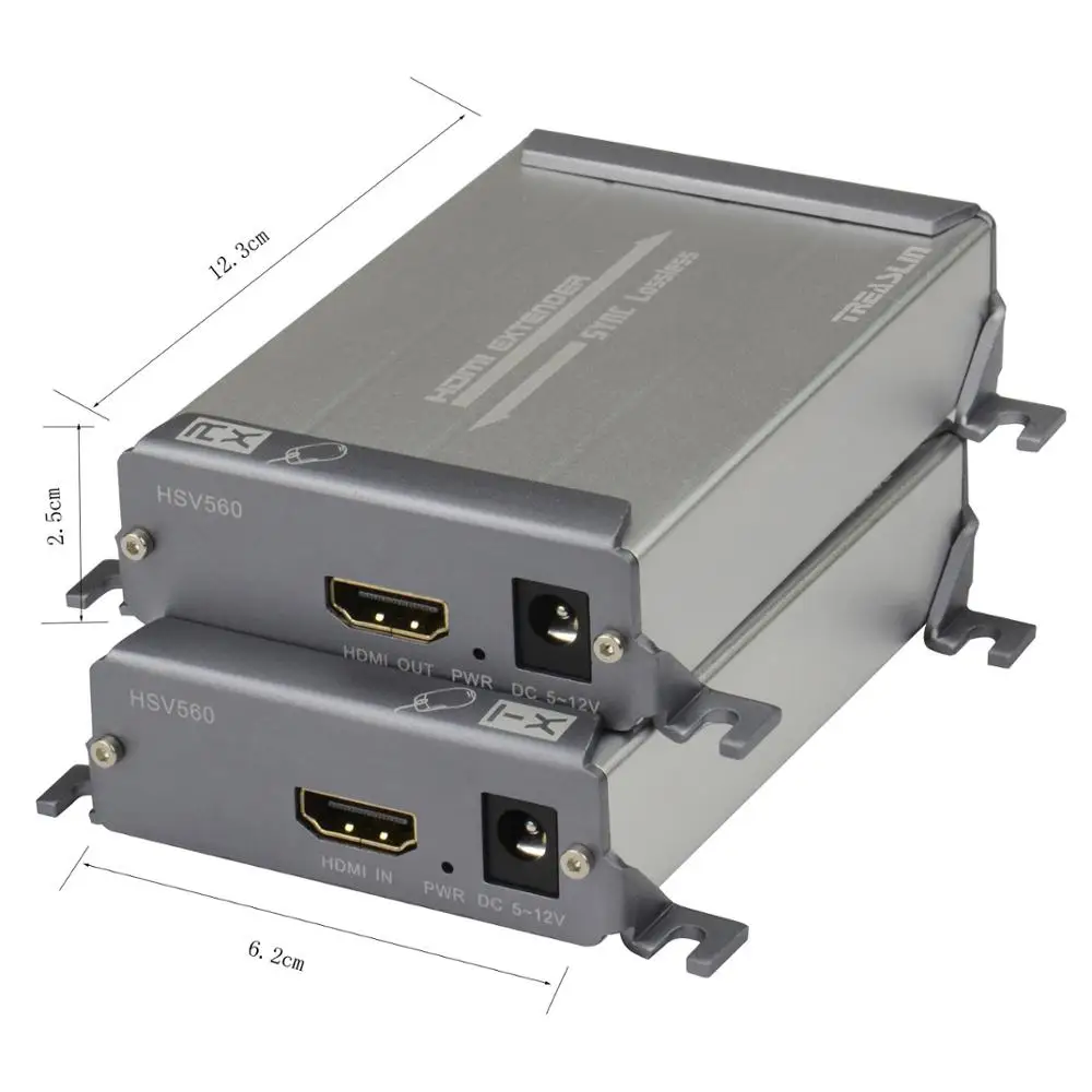TreasLin Lossless HDMI KVM Extender 1080P USB Over Cat5 Cat6 LAN Cable Up to 262FT for Office Projector Laptop | Электроника