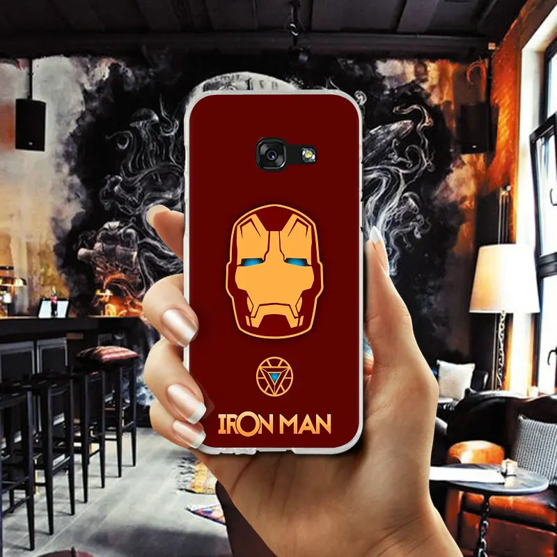 Iron Man Marvel Avengers Phone Case Slim Soft TPU for Samsung Galaxy S2 S3 S4 S5 Mini S6 S7 S8 S9 S10 Edge Plus Lite Note 5 8 |