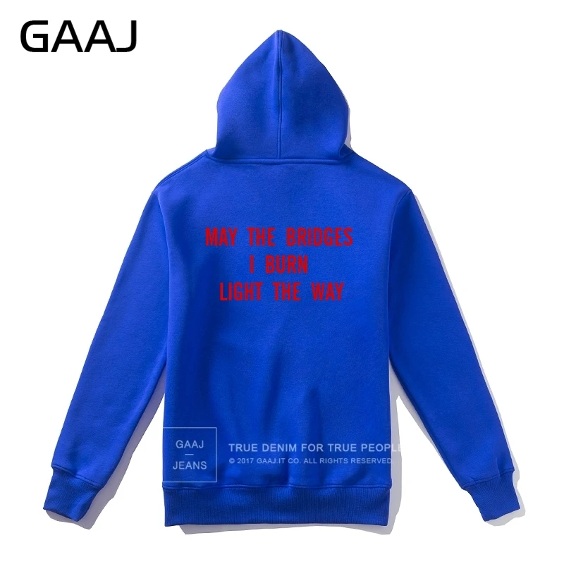 Blue With Zipper Одежда с капюшоном больше размера d kanye мужские толстовки 2XL 3XL "может мосты я сжигаю светильник путь" толстовка с принтом «Wine» размера плюс брендовая с капюшоном - Цвет: Blue With Zipper