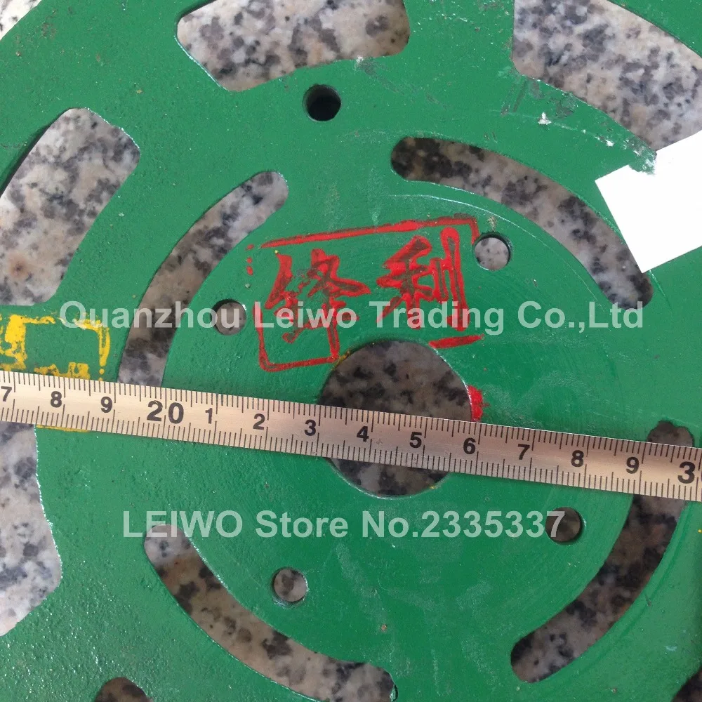 8 ступенчатая гранитная полировальная система шлифовальный диск с металлической