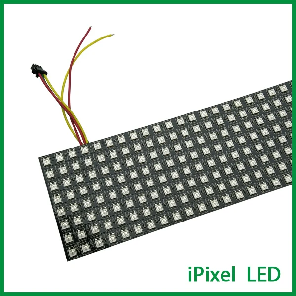 8*32 пикселей RGB WS2812B WS2812b маленький гибкий светодиодный экран|screen french|screen alarmscreen track