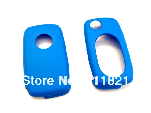 MK4 Oval Key Pad Remote Flip Cover Blue For Volkswagen VW | Автомобили и мотоциклы