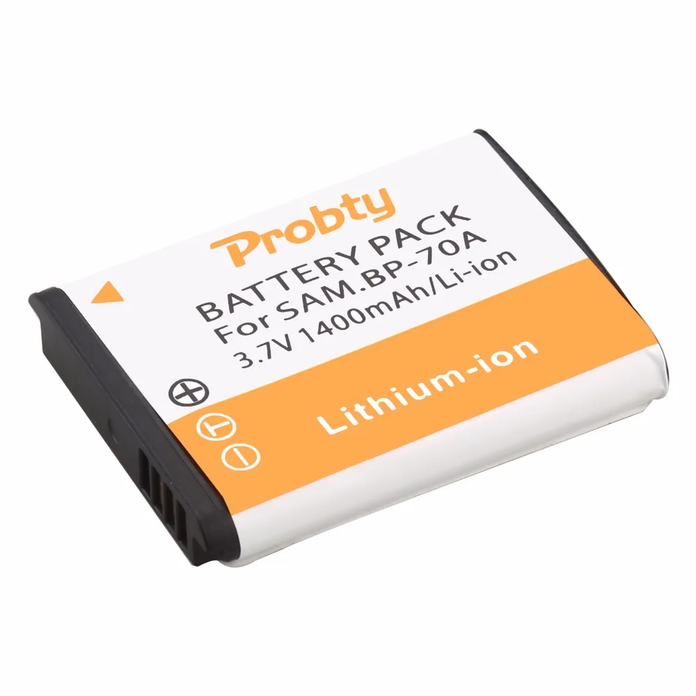 3pcs BP-70A BP70A camera Battery for Samsung ST90 ST95 ST100 ST150F ST700 ST6500 SL50 SL600 605 630 WB30F WB35F WB50F ES70 ES80 |