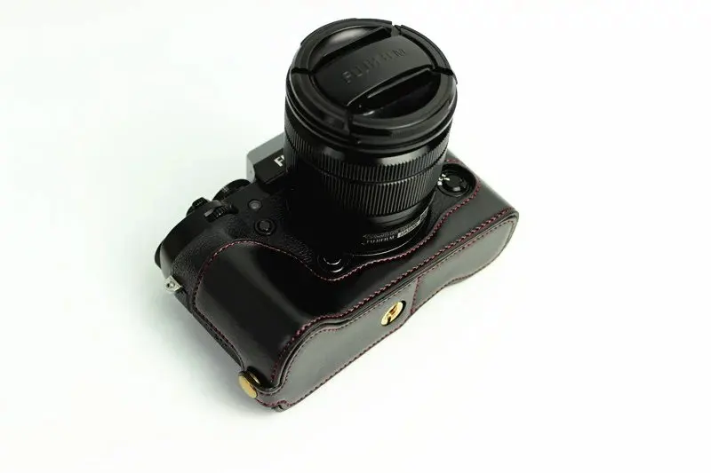 Кожаный чехол для Fuji Fujifilm X T1 /XT1/X цифровая камера коричневый/черный/кофейный