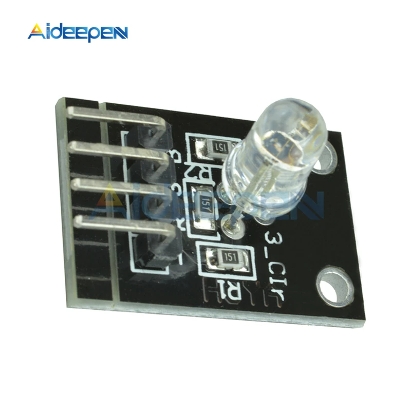5 шт./лот KY-016 три Цвета 4 Pin коробка передач с модуль 3 цвета RGB LED Сенсор DC 5V Для Arduino