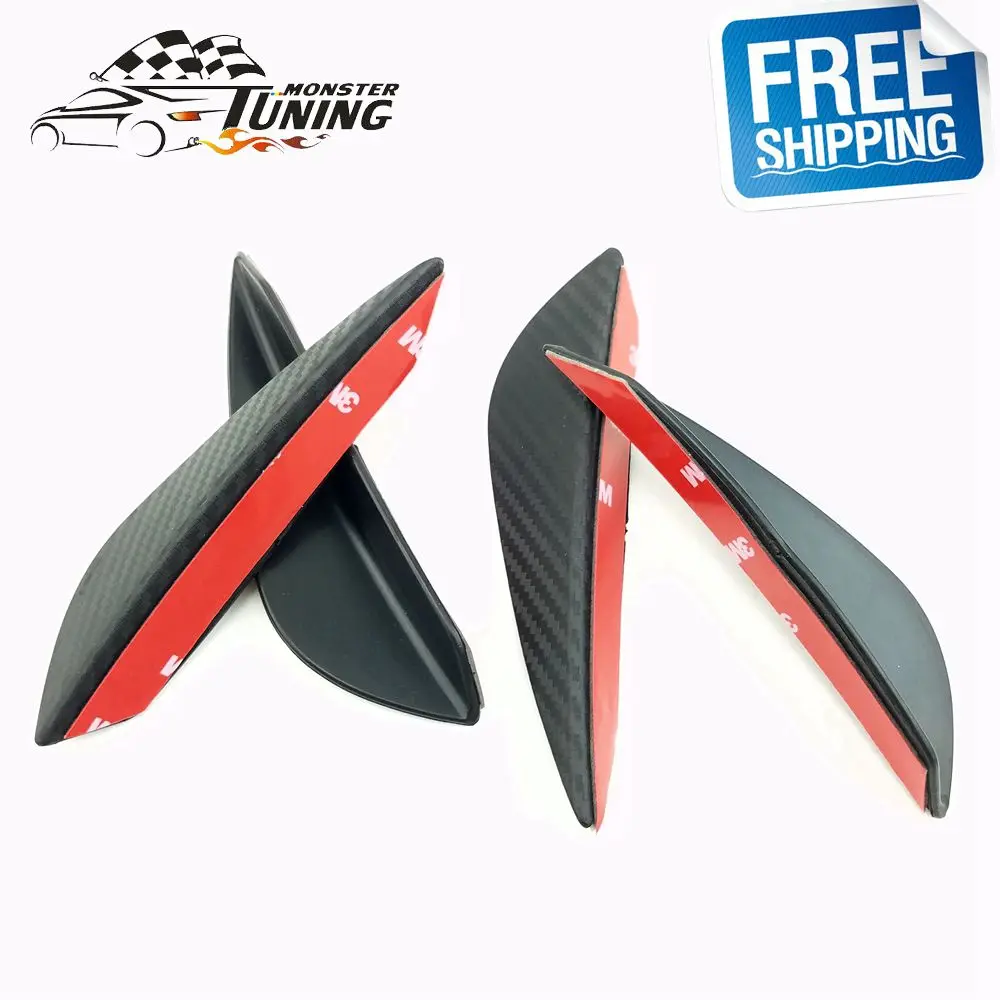 Бесплатная доставка Универсальный 4 шт. карбоновое волокно подходит для