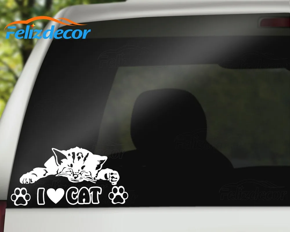 Автомобильная наклейка на лобовое стекло с надписью I Love | Автомобили и мотоциклы