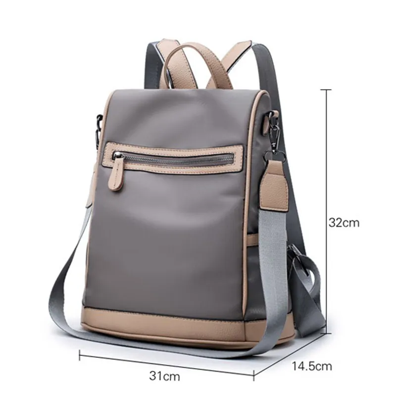 KVKY Brand 2017 Fashion Women Backpacks High Quality Solid Nylon Female School Shoulder Bags For Teenager Girls Travel Rucksacks | Багаж и