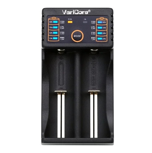 Varicore v20i 18650 зарядное устройство 1.2in 3.7in 3.2in 3.85in AA/AAA 18350 26650 10440 14500 16340 NiMH литиевая
