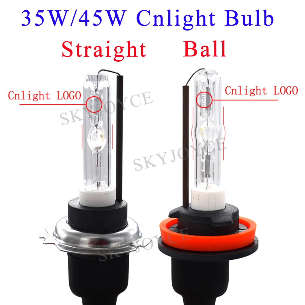 SKYJOYCE 35 Вт 45 xenon HID лампы Cn светильник H1 H7 H11 9005 прямой шаровой клапан Форма фары 4300K