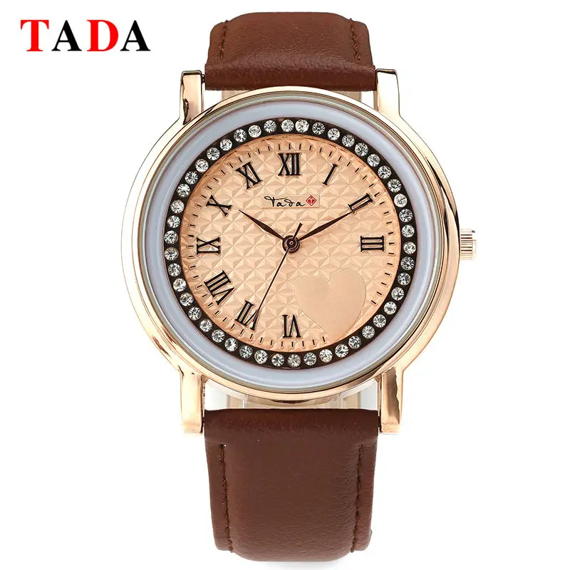 Спортивные стильные роскошные модные женские наручные часы TADA с ремешком из