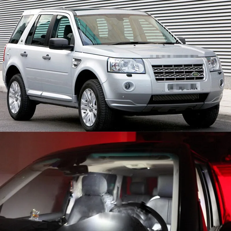 Автомобильные аксессуары 10 шт. светодиодный лампы Интерьер комплект ламп 12V